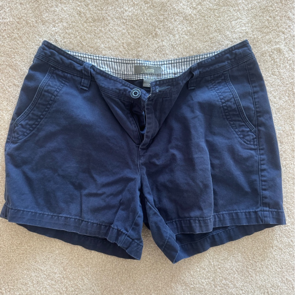 Natural Reflections Navy Cargo Shorts